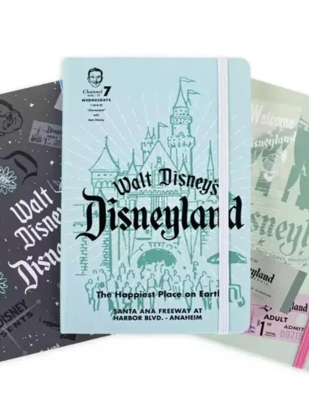NWT Walt Disney 100 Eras Collection Disneyland Notebook Journal Set 3 Pack - Picture 7 of 11